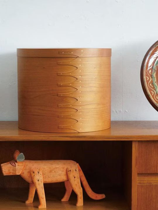 Cherry Wood Shaker Round Box, 1 Size