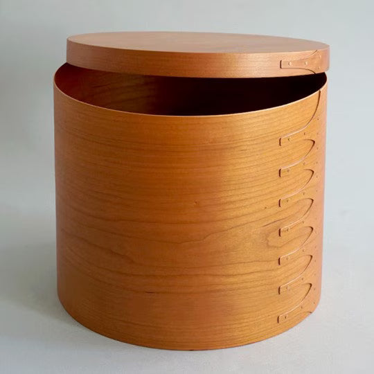 Cherry Wood Shaker Round Box, 1 Size