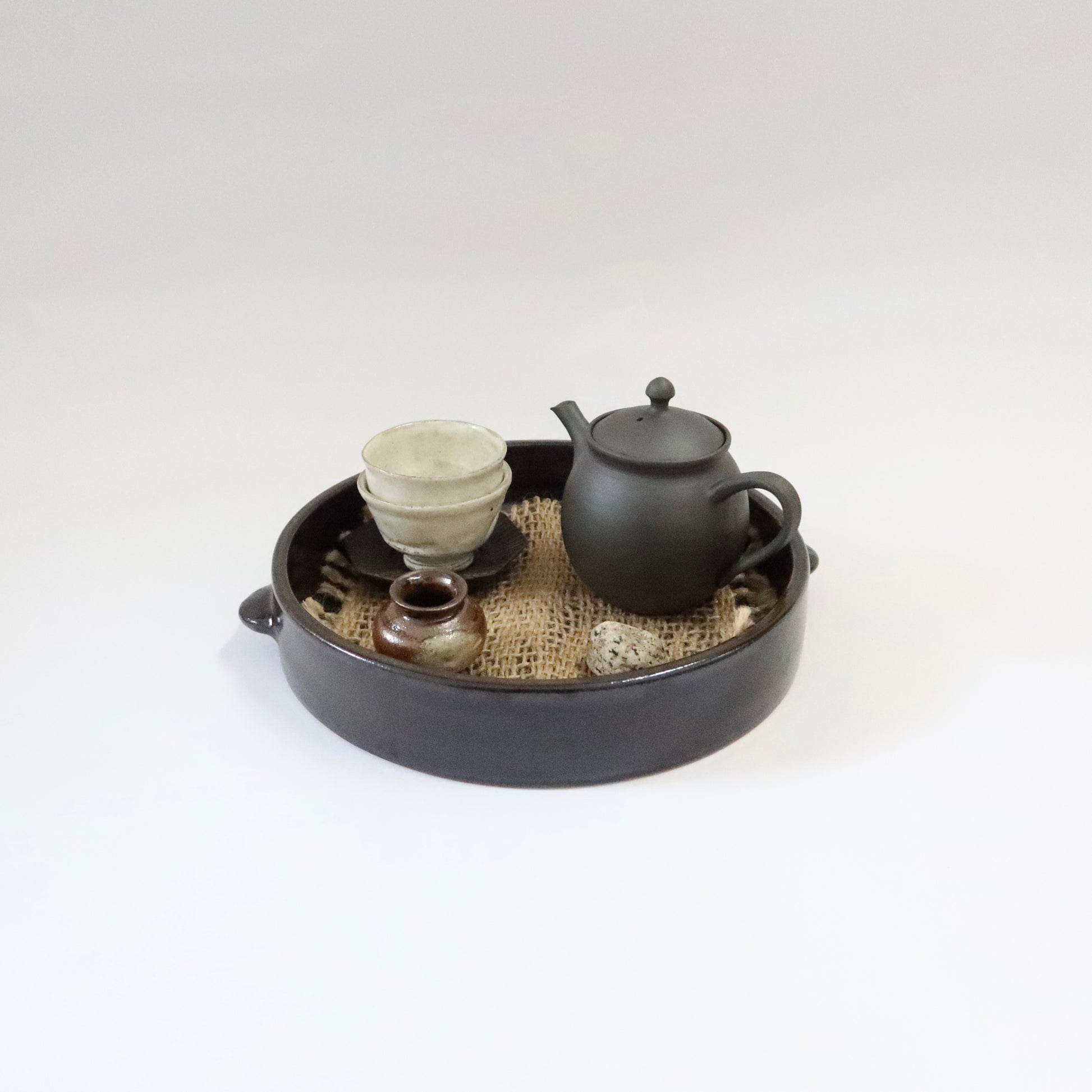 Korean Earthenware Onggi Plate/Tray