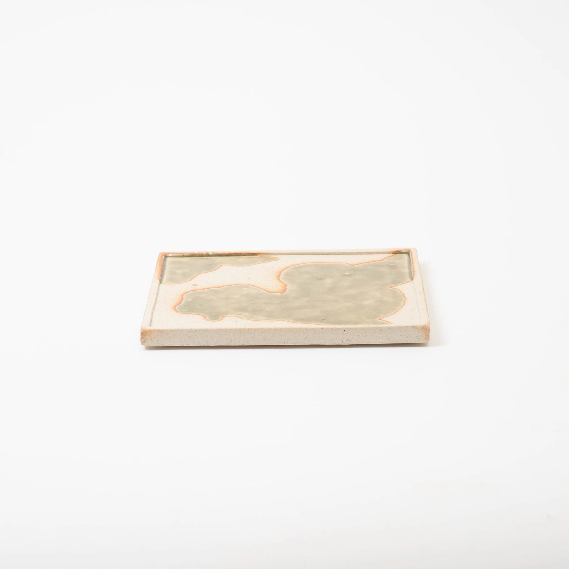 Japanese Koshigaraki Rectangular Plate, 2 Sizes