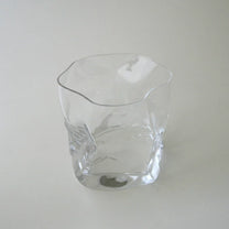 Japanese Crinkle Shiwa Old-Fashioned K101 Glass Cup