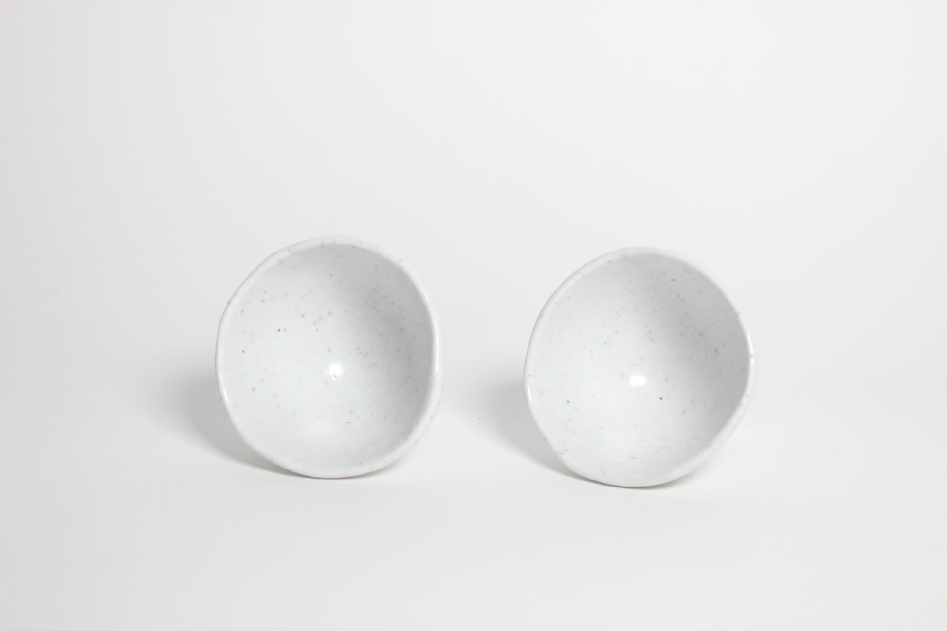 Korean Speckled White Ceramic Tea Cup