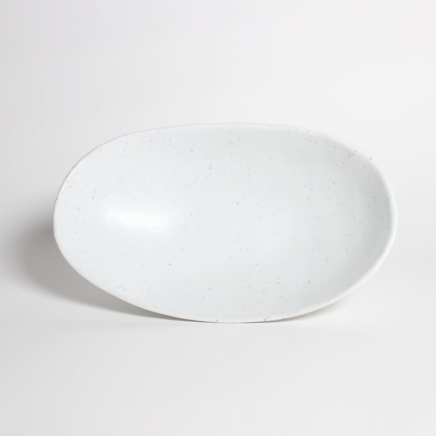 Korean Ceramic Highstand Oval Bowl