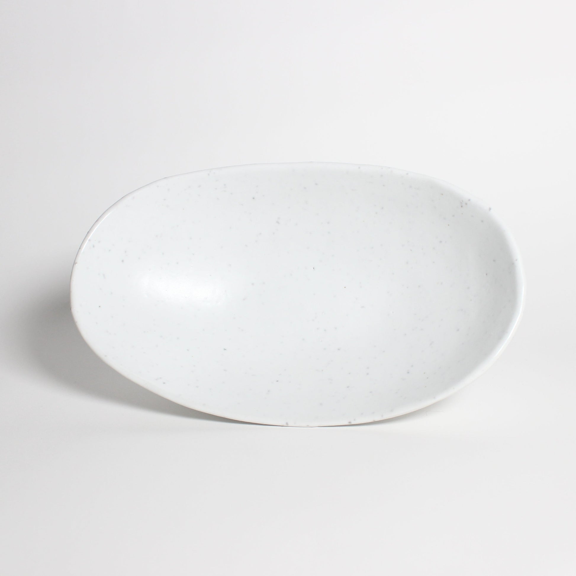 Korean Ceramic Highstand Oval Bowl