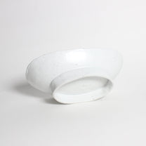 Korean Ceramic Highstand Oval Bowl