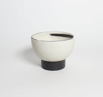 Korean Dumbung Buncheong Ceramic Highstand Tea Bowl