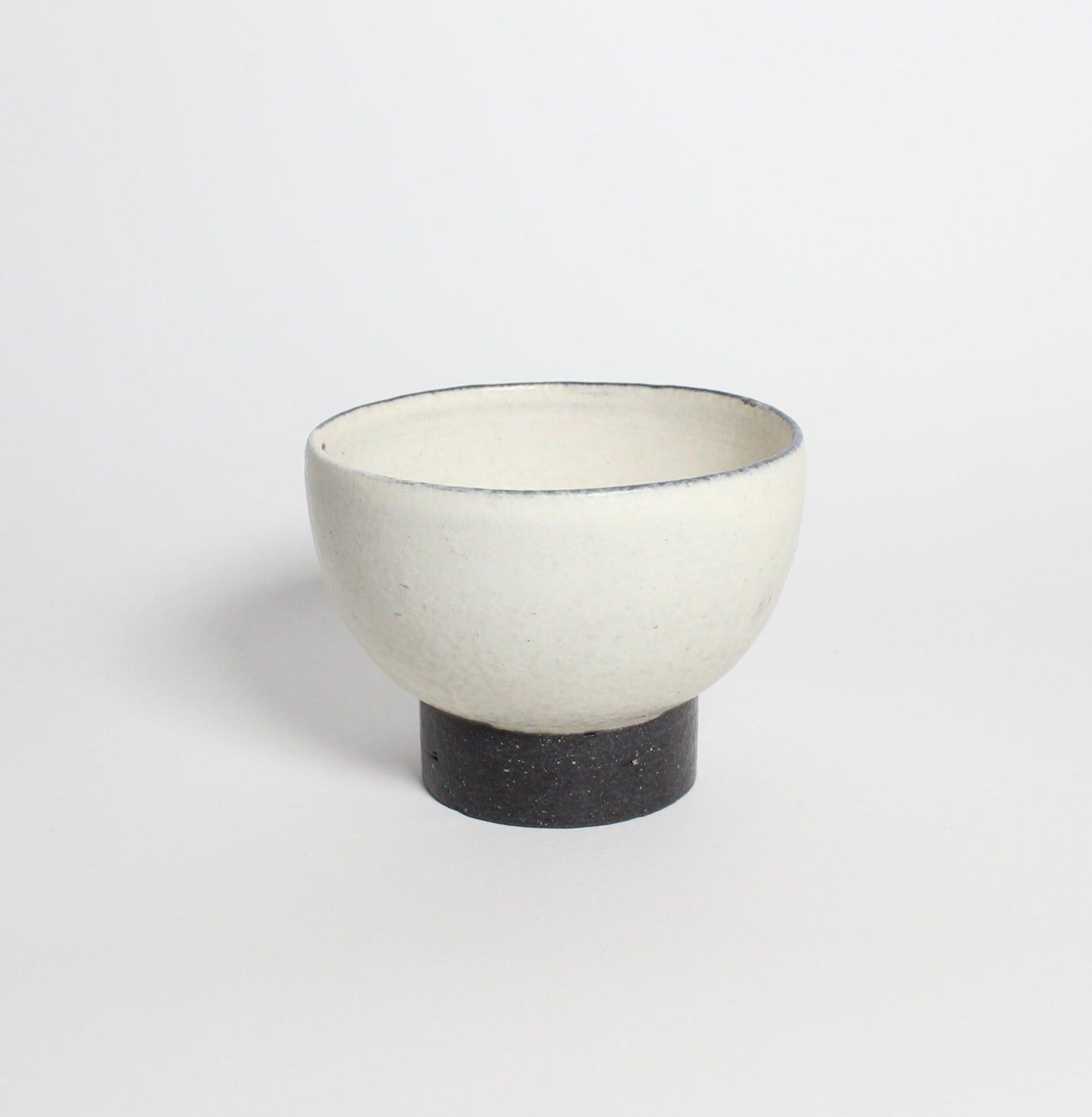 Korean Dumbung Buncheong Ceramic Highstand Tea Bowl