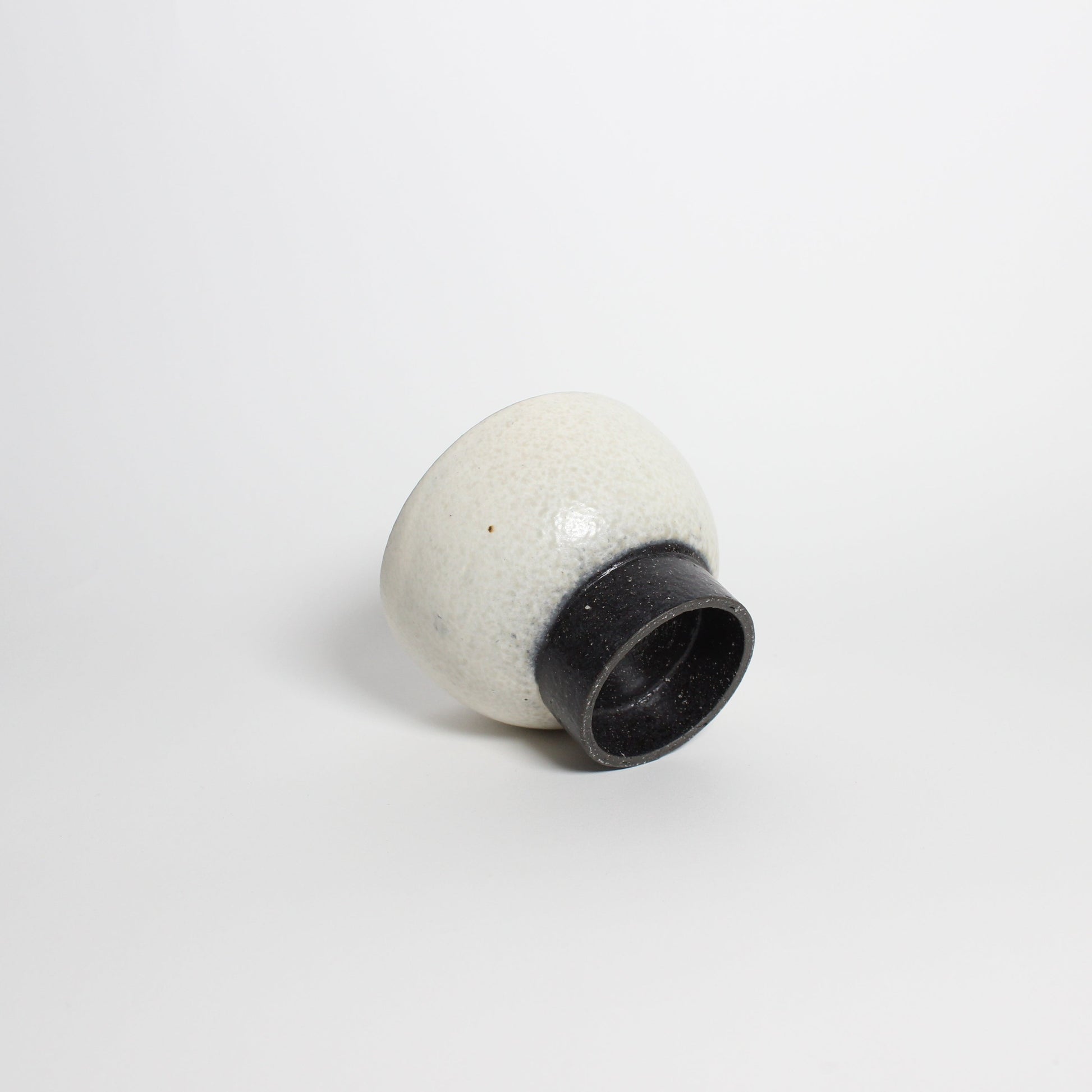 Korean Dumbung Buncheong Ceramic Highstand Tea Bowl