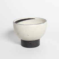 Korean Dumbung Buncheong Ceramic Highstand Tea Bowl