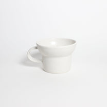 Korean ceramic fluted mug 01