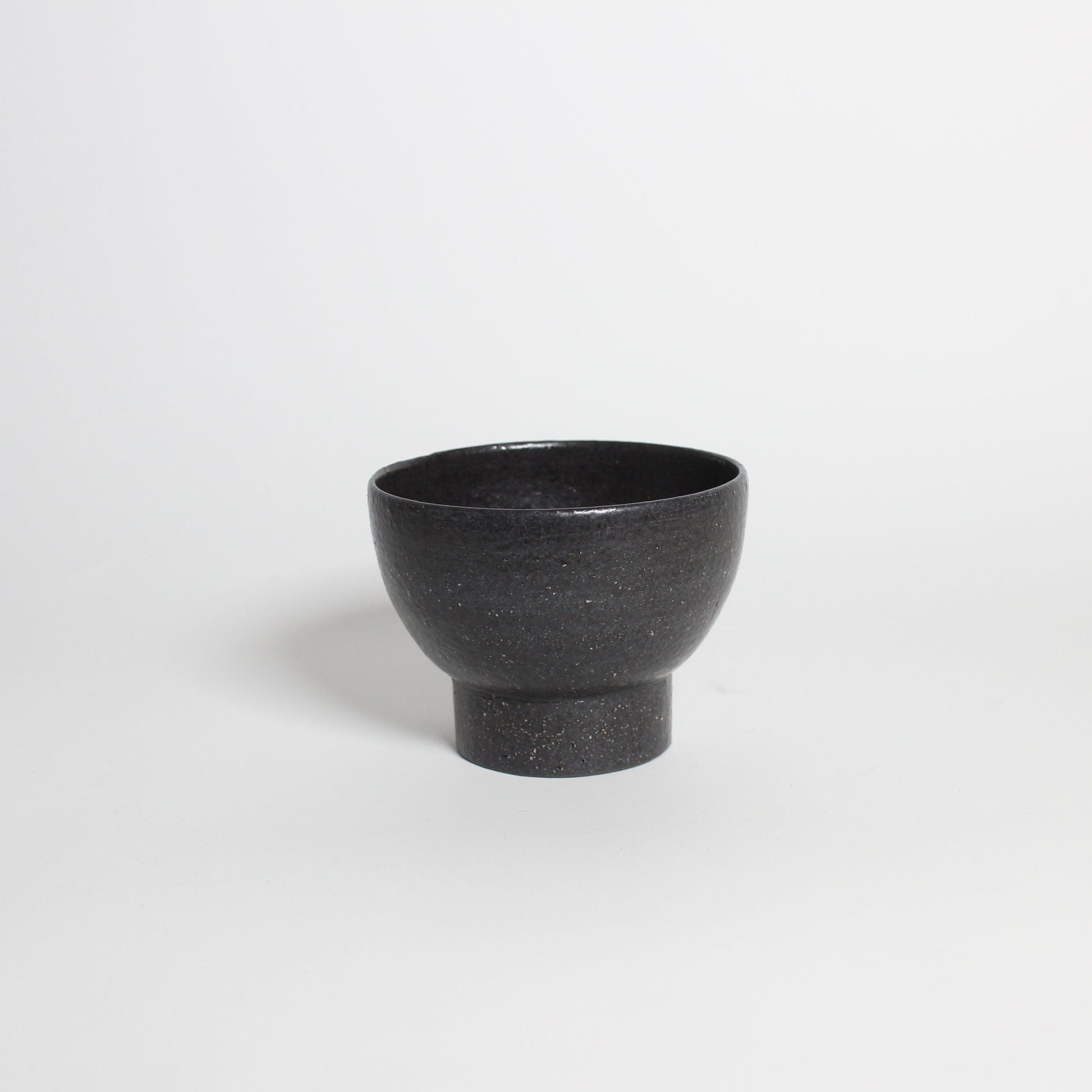 Korean Heugja Ceramic Highstand Matcha Bowl