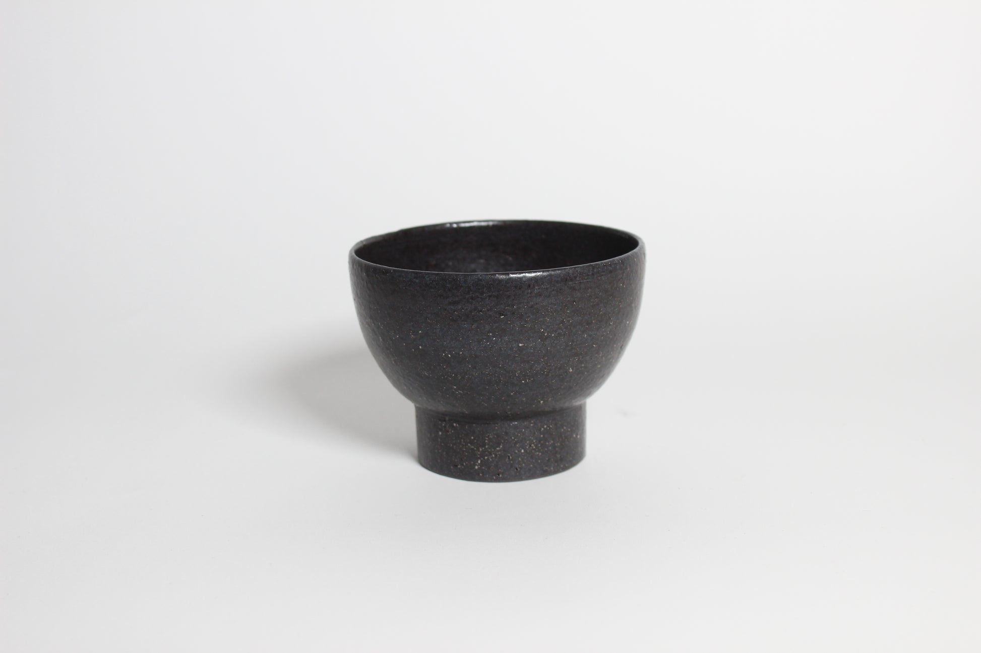 Korean Heugja Ceramic Highstand Matcha Bowl