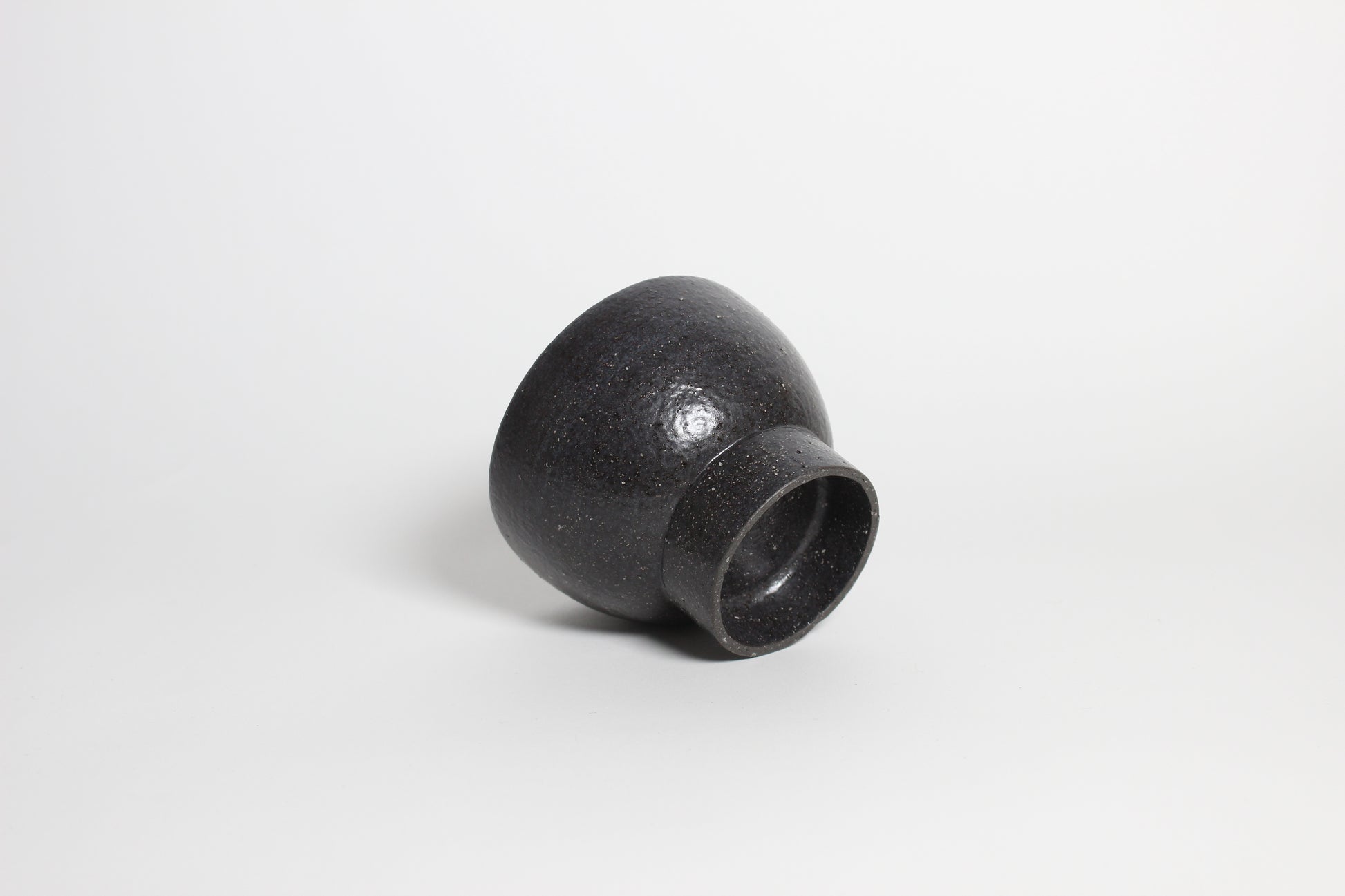 Korean Heugja Ceramic Highstand Matcha Bowl