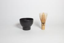 Korean Heugja Ceramic Highstand Matcha Bowl