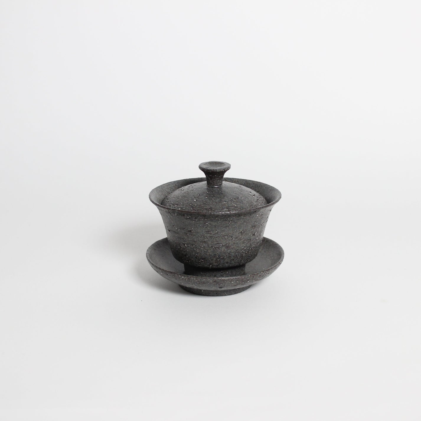 Korean Heugja Ceramic Black Gaiwan, S