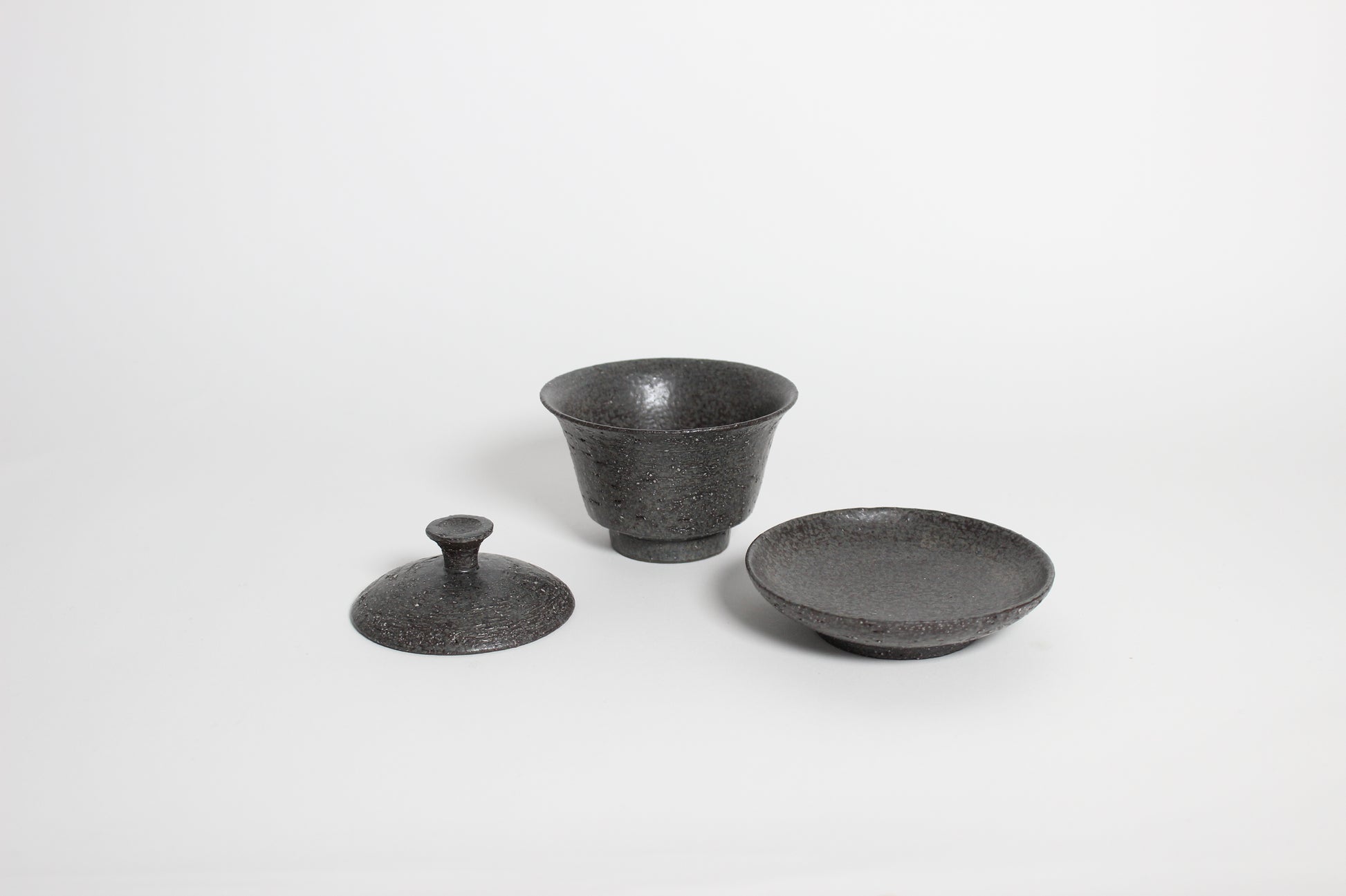 Korean Heugja Ceramic Black Gaiwan, S