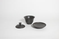 Korean Heugja Ceramic Black Gaiwan, S