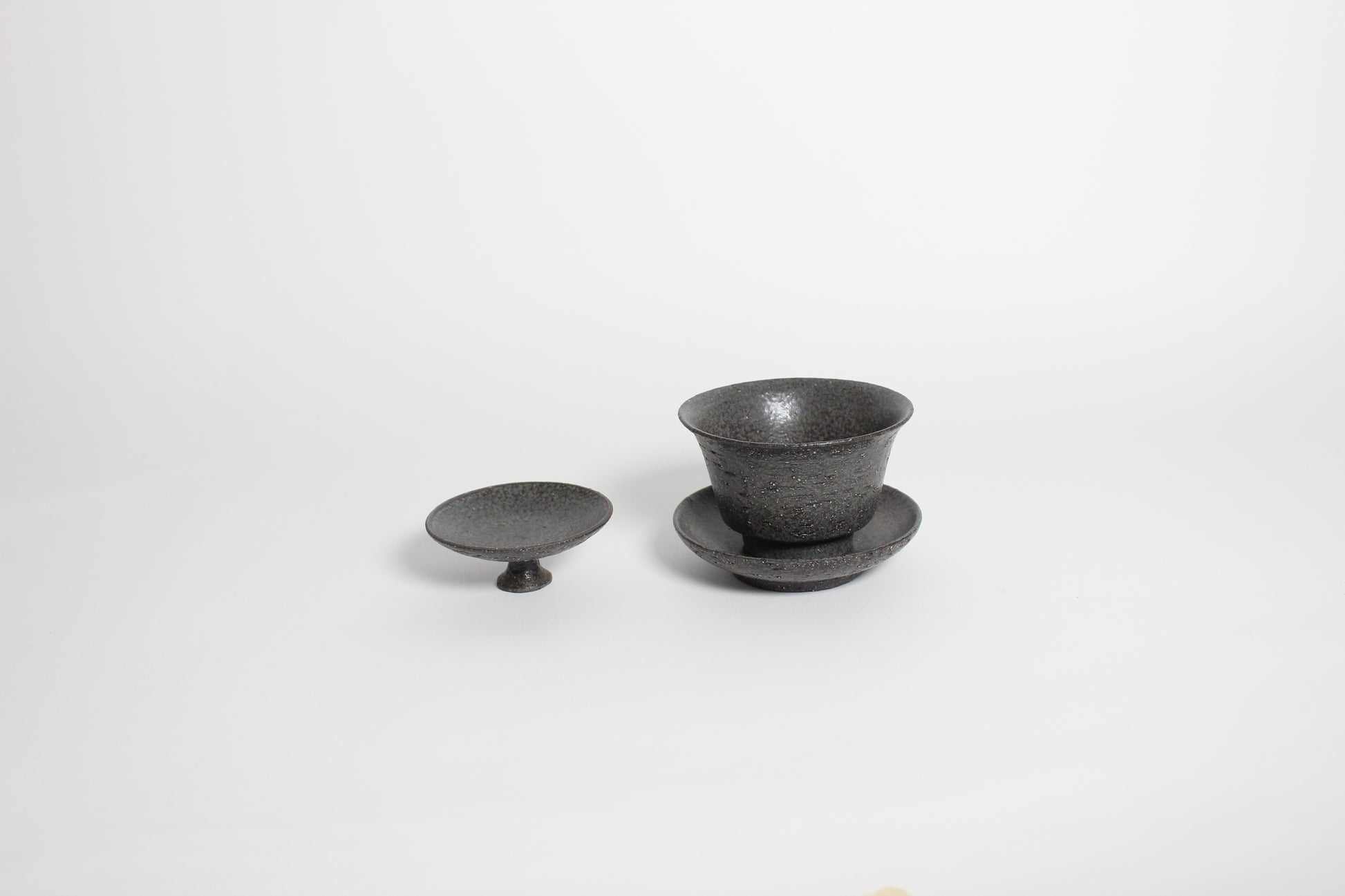 Korean Heugja Ceramic Black Gaiwan, S
