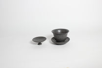 Korean Heugja Ceramic Black Gaiwan, S