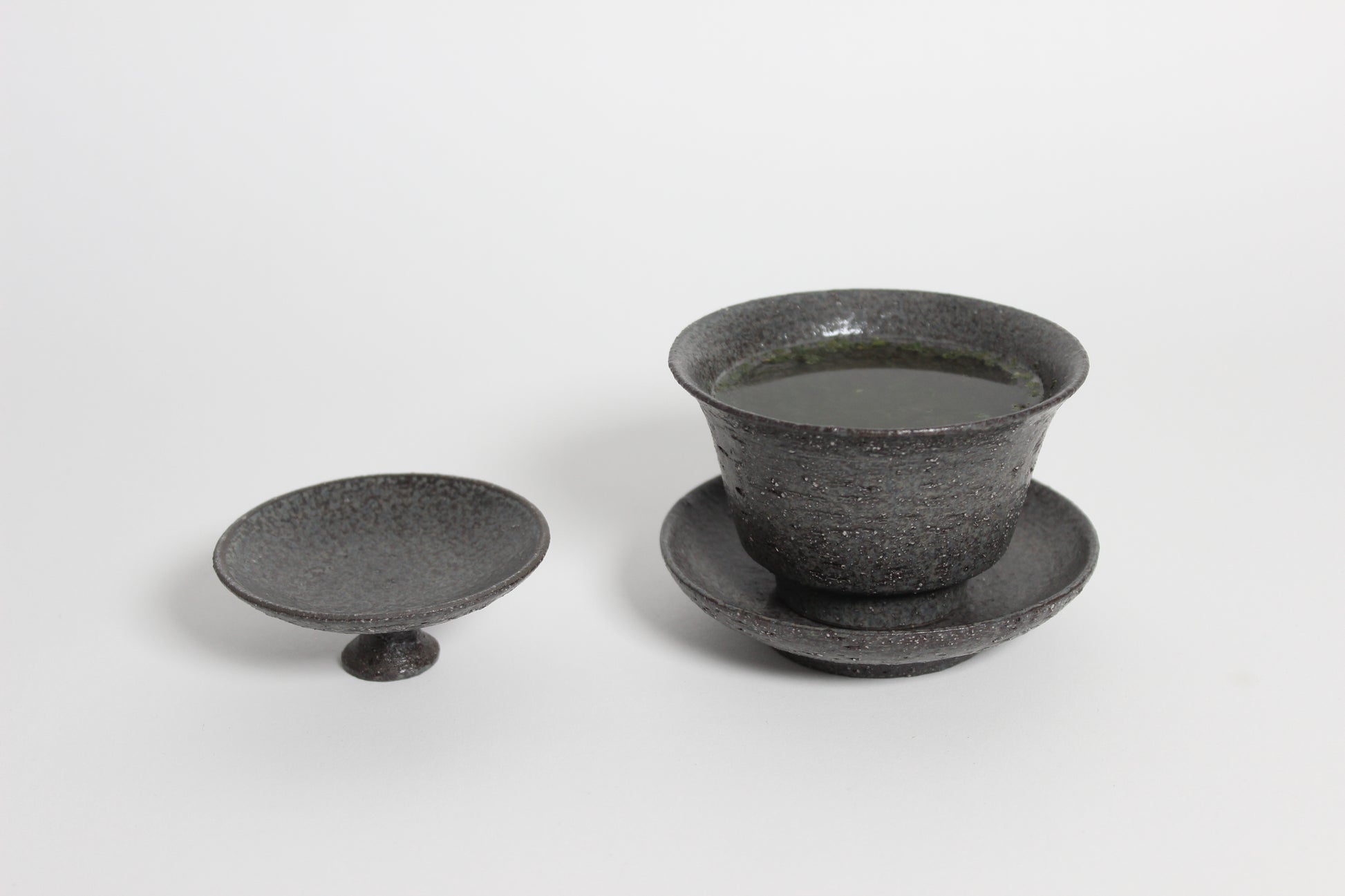 Korean Heugja Ceramic Black Gaiwan, S