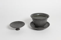 Korean Heugja Ceramic Black Gaiwan, S