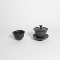 Korean Heugja Ceramic Black Gaiwan, S