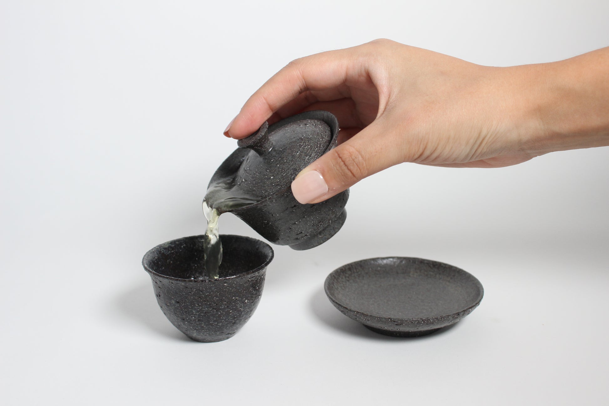 Korean Heugja Ceramic Black Gaiwan, S