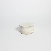 Korean Buncheong Ceramic High-Footed Round Plate