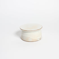 Korean Buncheong Ceramic High-Footed Round Plate