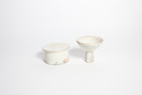 Korean Buncheong Ceramic High-Footed Martini Cup