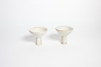 Korean Buncheong Ceramic High-Footed Martini Cup