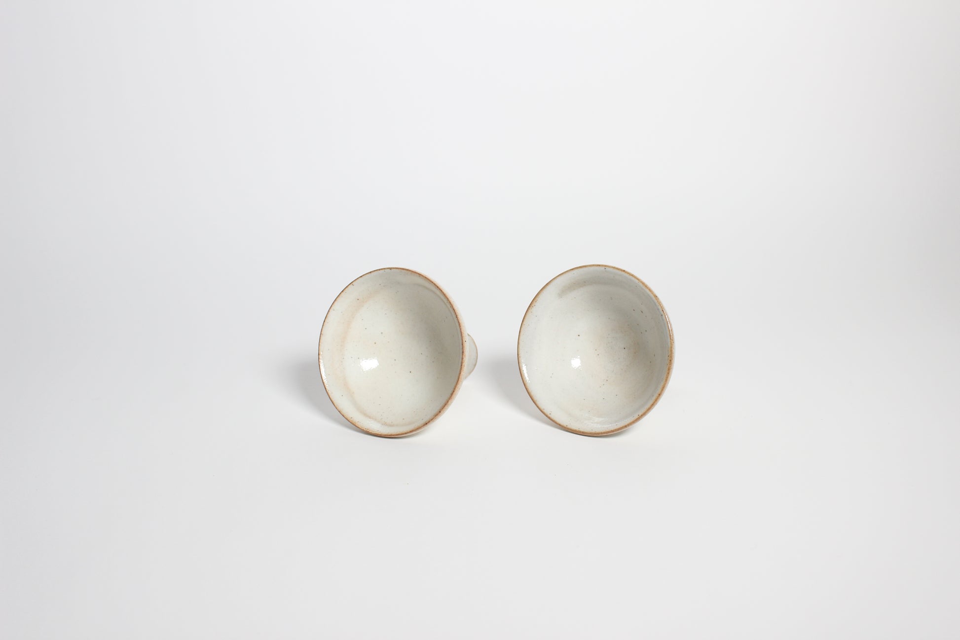 Korean Buncheong Ceramic High-Footed Martini Cup