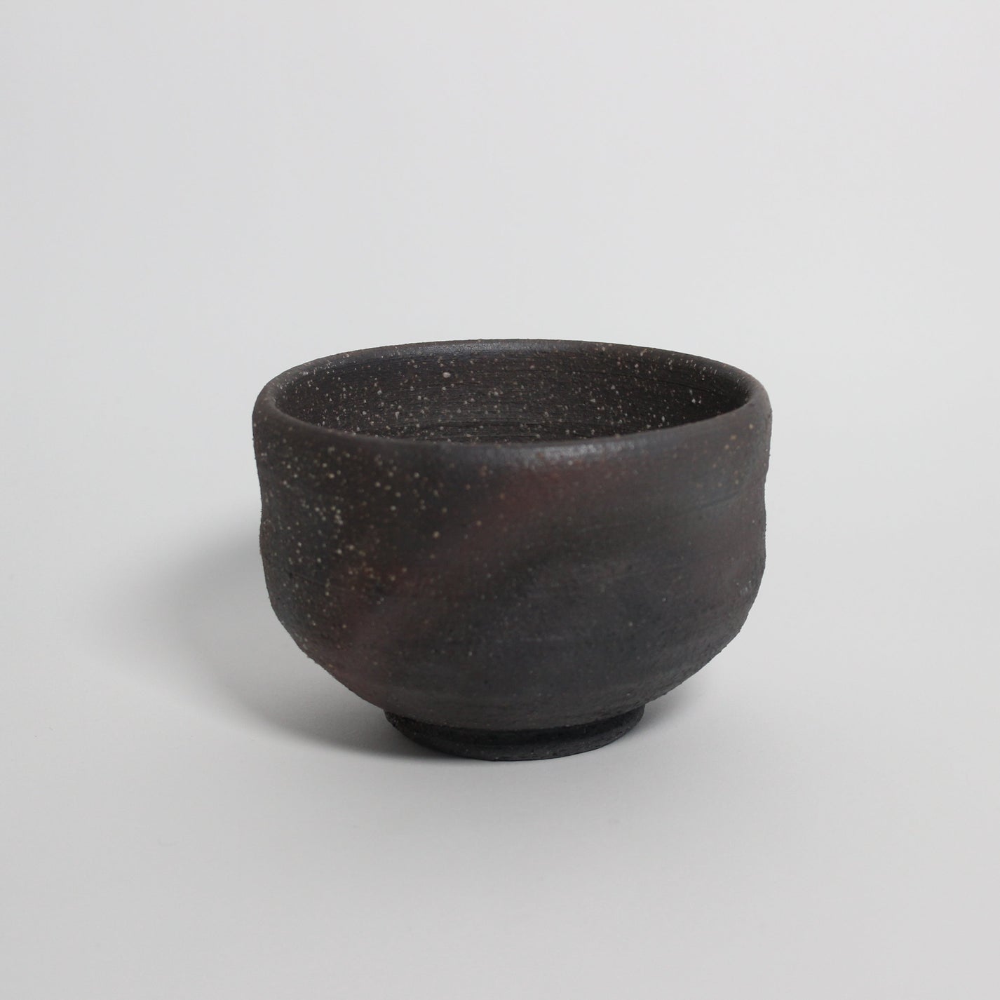 Japanese Shigaraki ceramic matcha bowl
