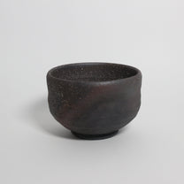 Japanese Shigaraki ceramic matcha bowl