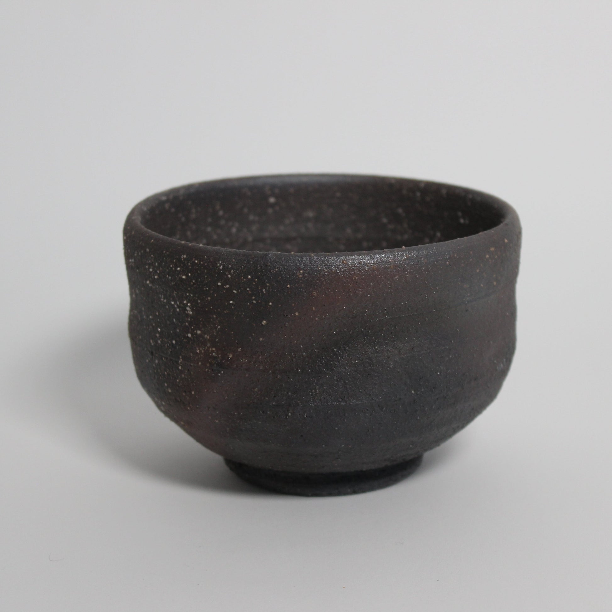 Japanese Shigaraki ceramic matcha bowl