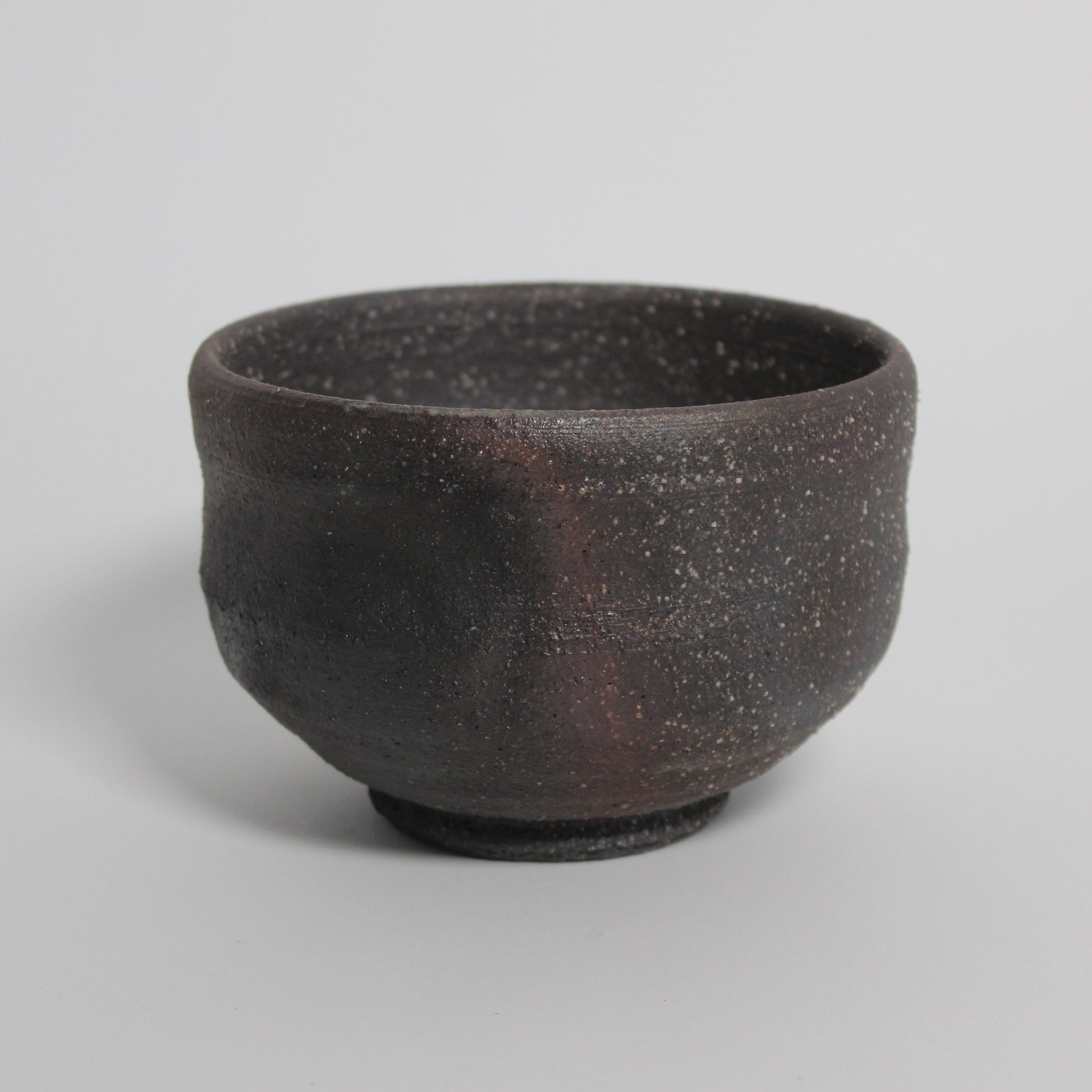 Japanese Shigaraki ceramic matcha bowl