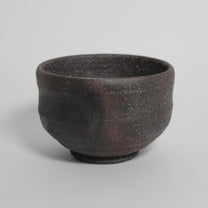 Japanese Shigaraki ceramic matcha bowl