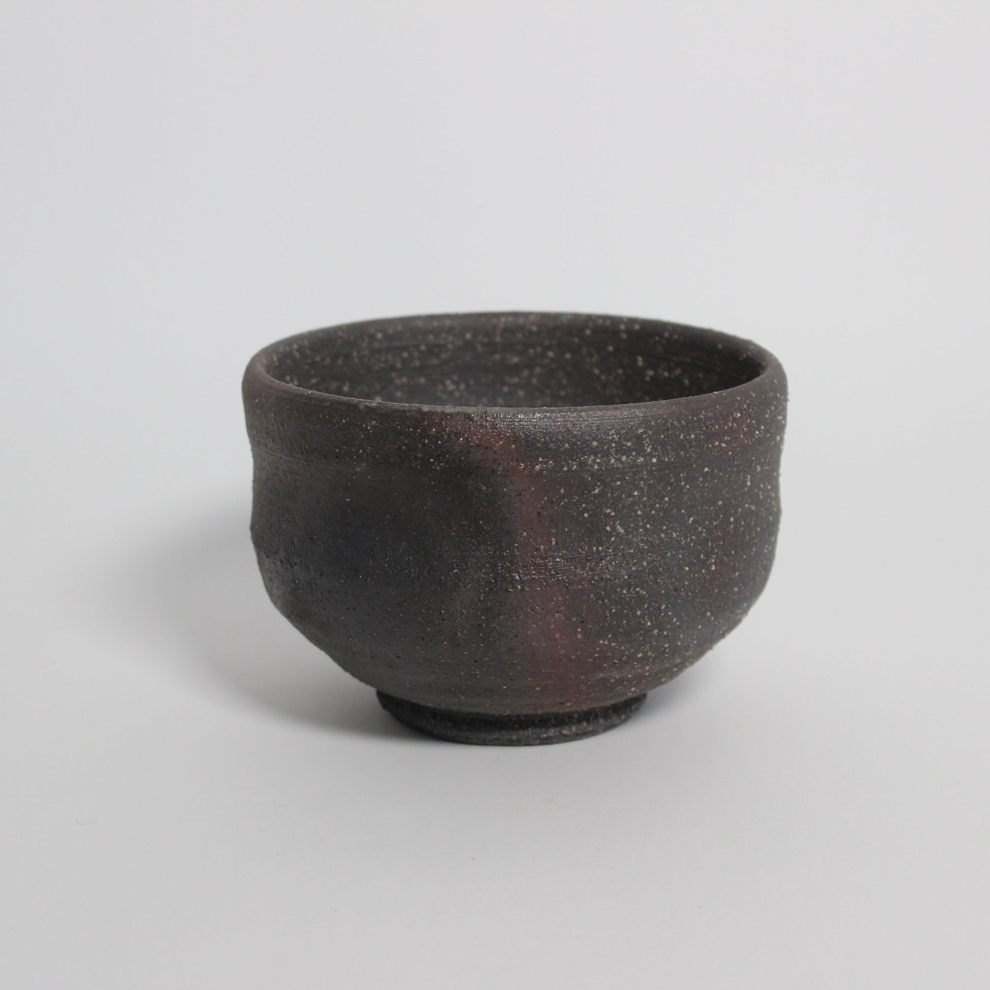 Japanese Shigaraki ceramic matcha bowl