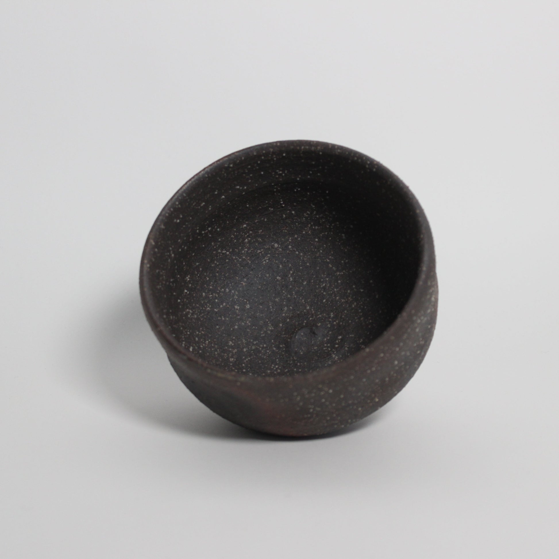 Japanese Shigaraki ceramic matcha bowl