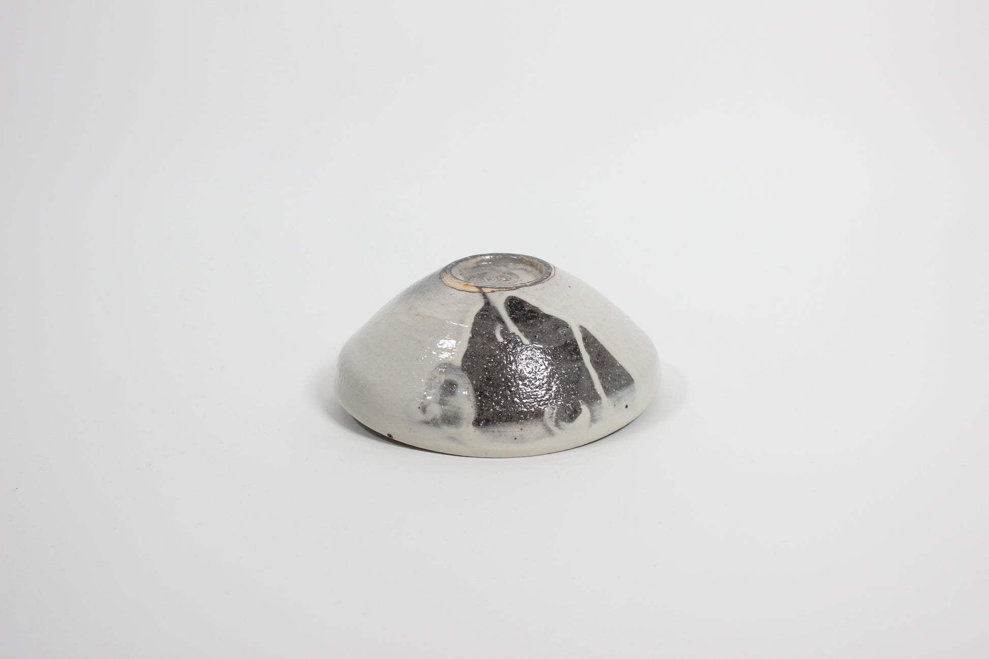 Japanese Shiragaki Ceramic Oval Bowl