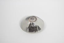 Japanese Shiragaki Ceramic Oval Bowl