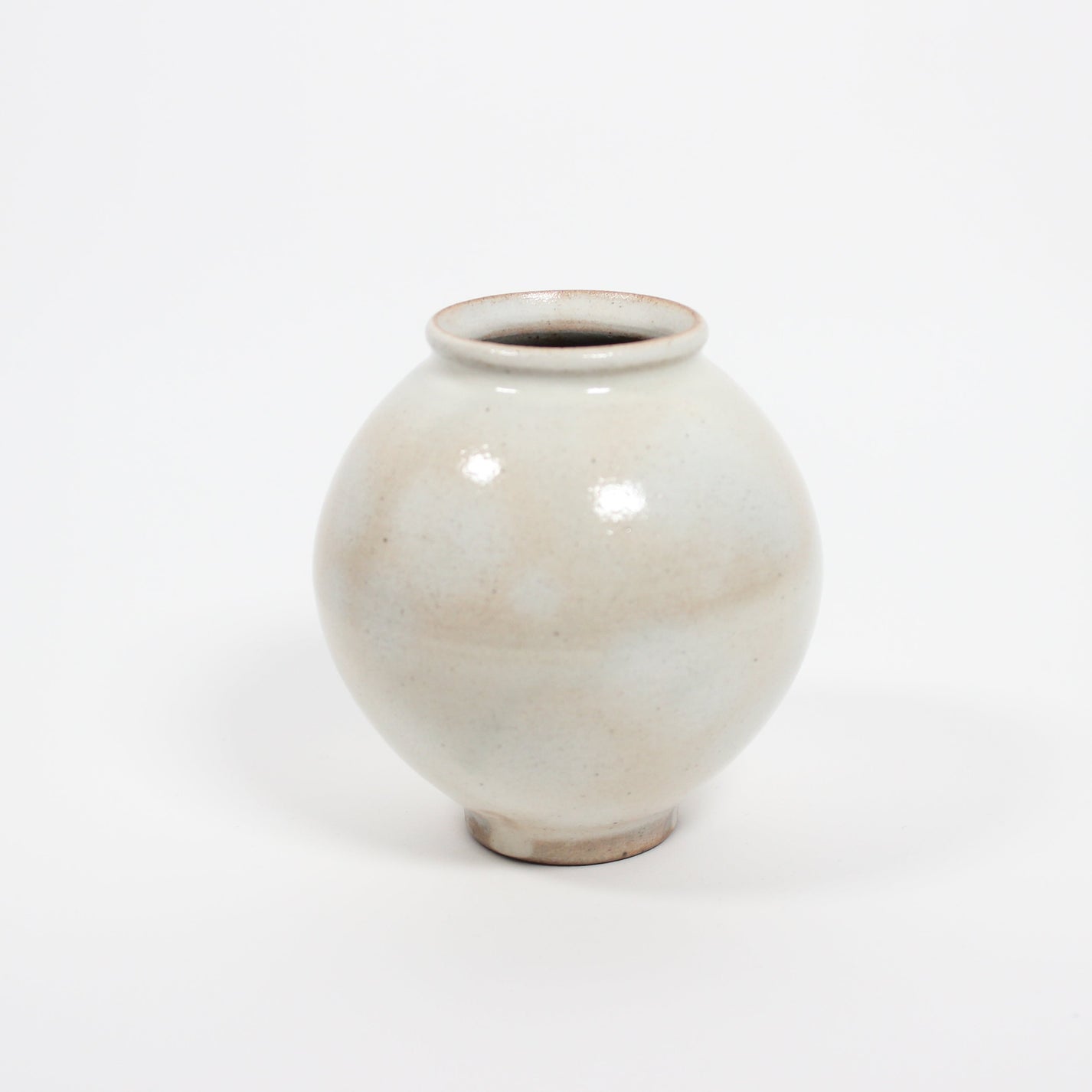 Korean Mini Buncheong Ceramic Moon Jar