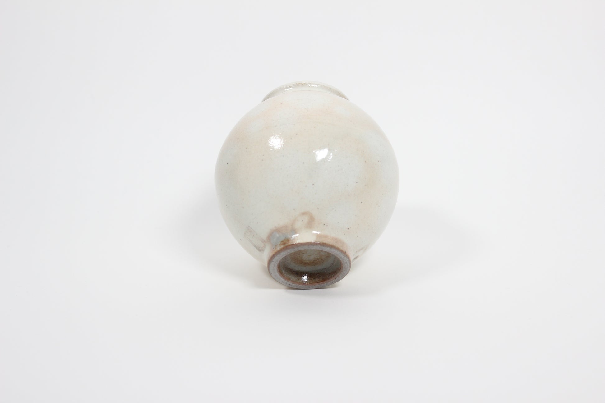 Korean Mini Buncheong Ceramic Moon Jar