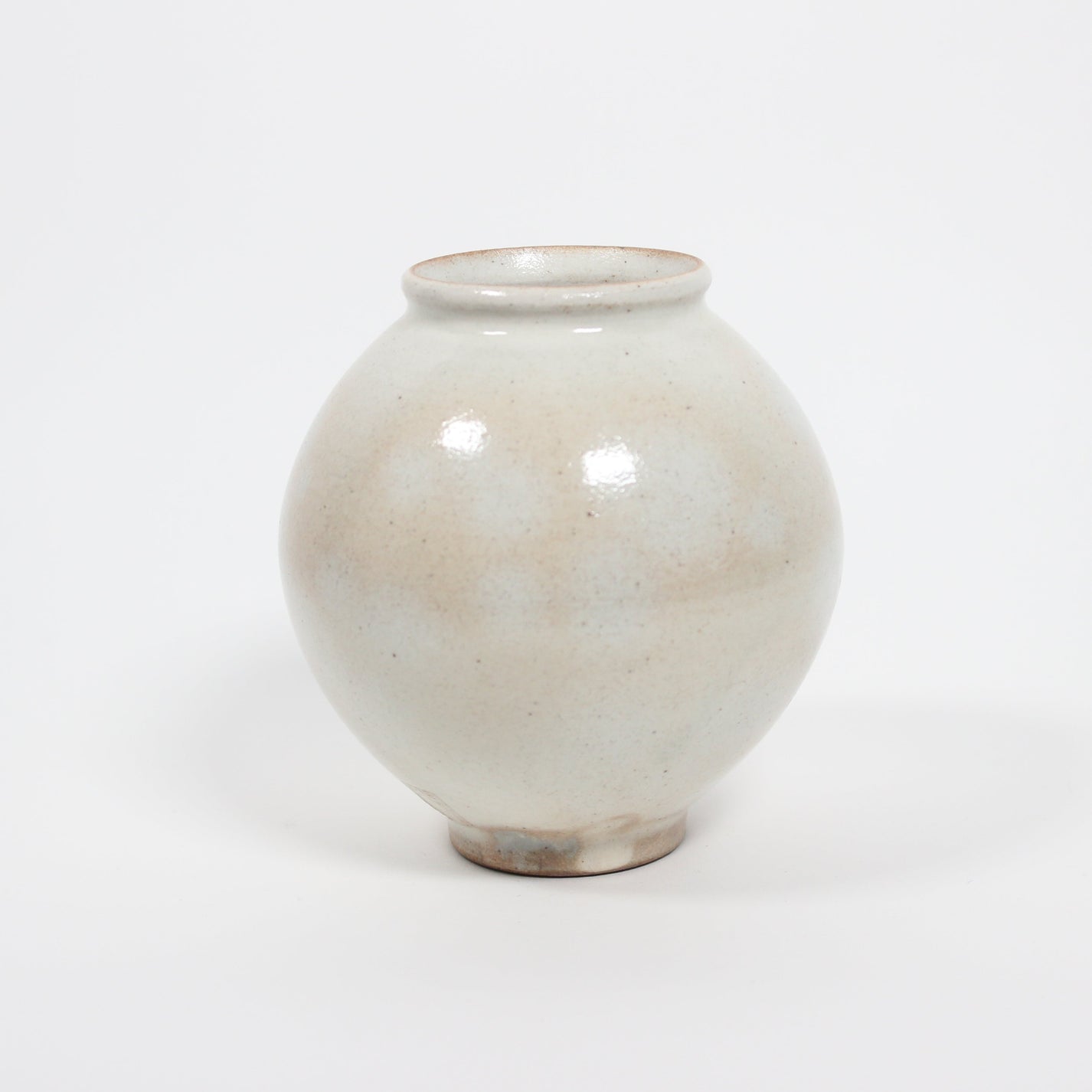 Korean Mini Buncheong Ceramic Moon Jar