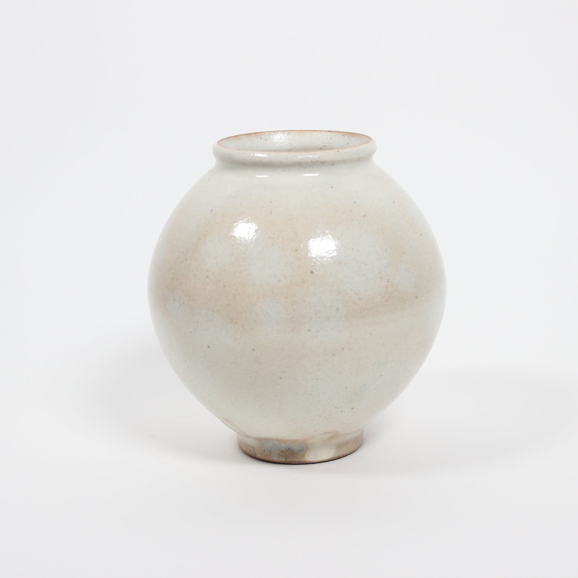 Korean Mini Buncheong Ceramic Moon Jar