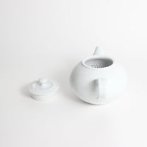 Korean Baekja Porcelain Tea Pot &amp; High Stand Tray