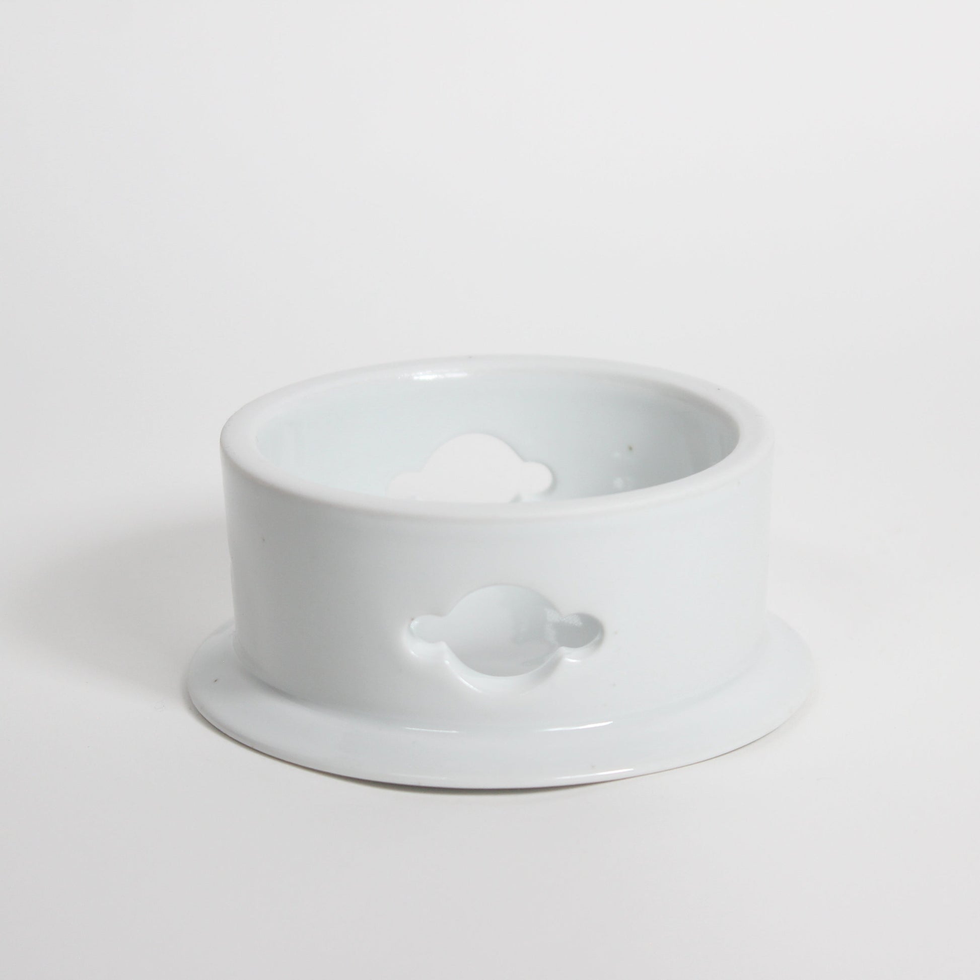 Korean Baekja White Porcelain Highstand Round Plate, S