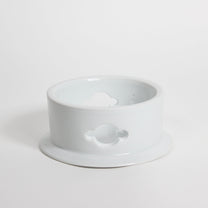 Korean Baekja White Porcelain Highstand Round Plate, S