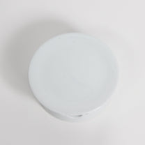 Korean Baekja White Porcelain Highstand Round Plate, S