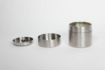 Japanese Stainless Steel Tea Storage Canister, 3 Sizes